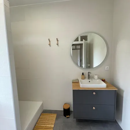 Дом отдыха Maison Champetre Avec Piscine Naturelle Et Riviere Saint-Geoire-en-Valdaine